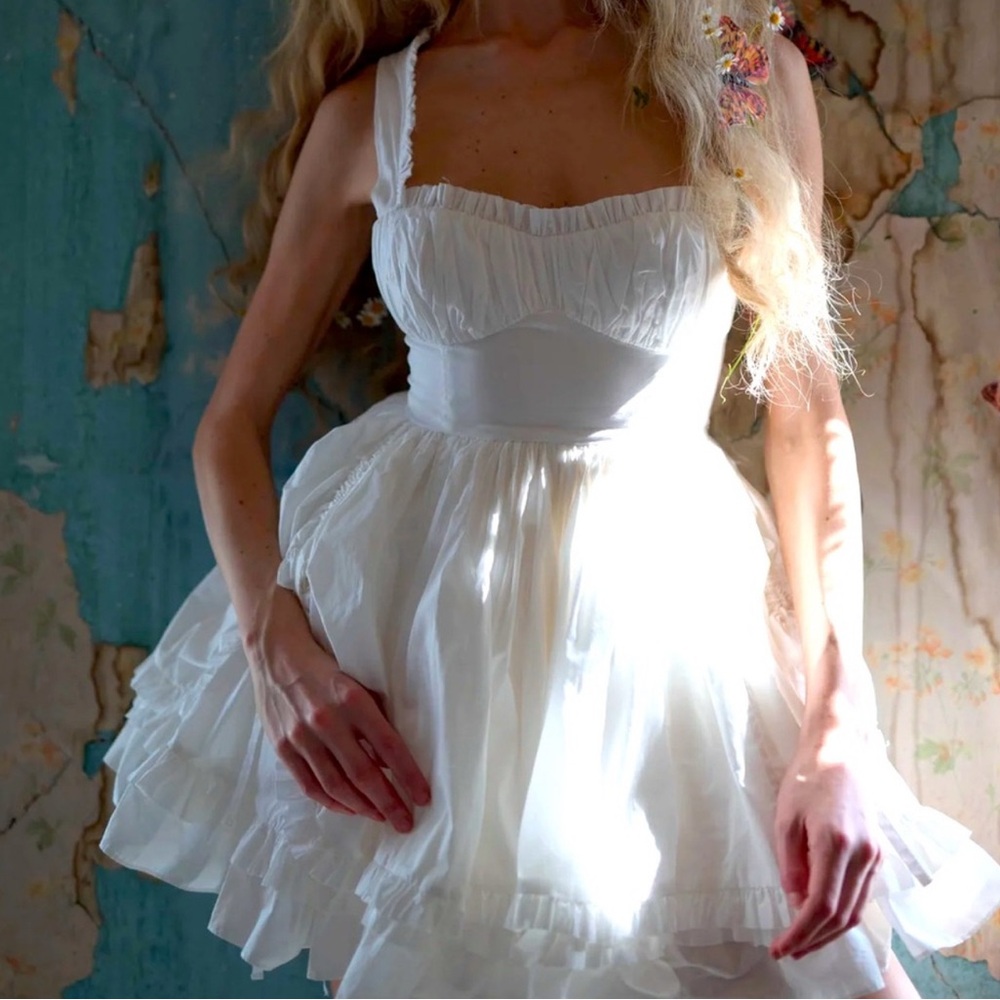 NWT SELKIE Ivory Little Lamb Dress - Picture 8 of 15